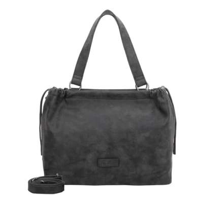 Afbeelding van Fritzi aus Preußen Schoudertas Poppi01 Vintage Shopper Black Idol Zwart