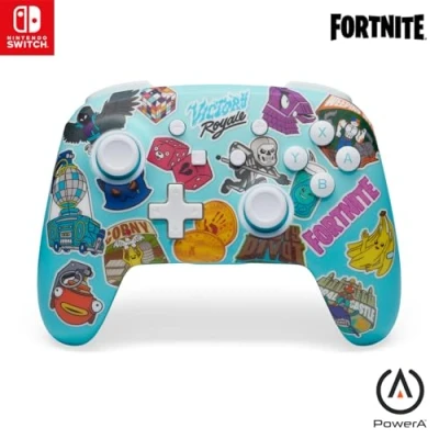 Image de Manette sans fil PowerA Fortnite Sticker Mania pour Nintendo Switch