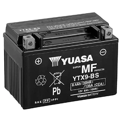 Afbeelding van Yuasa Ytx9 8.4ah Accu 12v Zilver