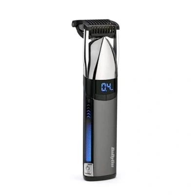 Afbeelding van BaByliss Super X Metal S996E Baardtrimmer Japans Staal Mes 0.4mm 5.0mm haarlengte Digitaal Scherm Meebewegende Kop