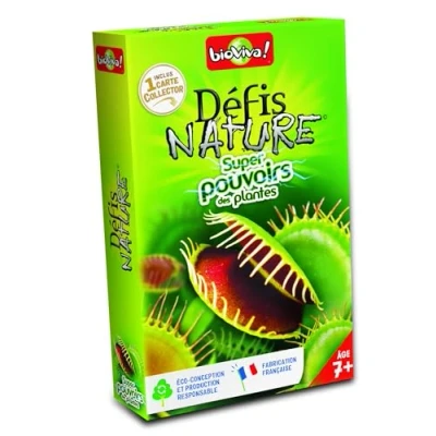 Image de Jeu de cartes Bioviva Défis Nature Super pouvoirs des plantes