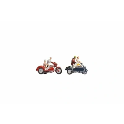 Afbeelding van NOCH 36905 N Motorrijders figuren Geverfd, Staand