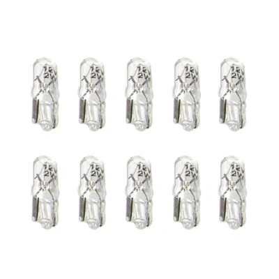 Afbeelding van 10 stuks autolampen, 12 V, vervangingslampen voor auto&#039;s en motorfietsen (T5 W2W V 2 W, standaard)