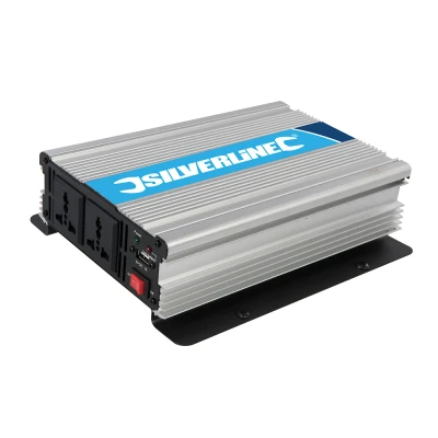Afbeelding van Silverline 168754 12V Omvormer 1000W
