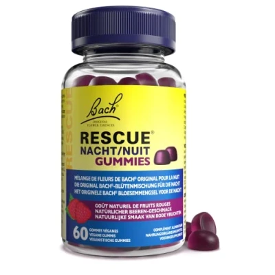Afbeelding van rescue gummies nacht Bach