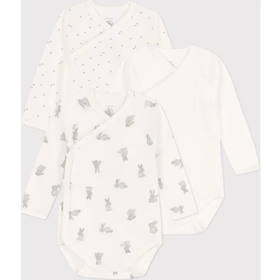 Afbeelding van Petit Bateau BABY 3 PACK Unisex Body multicoloured voor kinderen, Maat: 67, Multi/coloured
