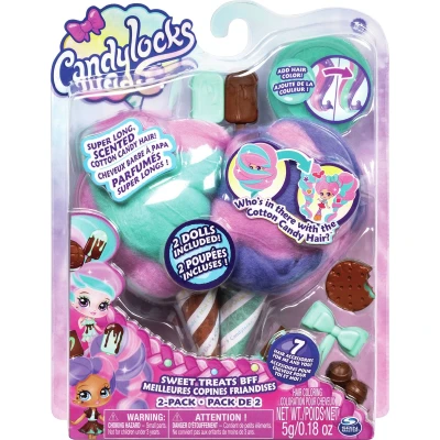 Afbeelding van Spin Master Candylocks Sweat Trearts BFF met 2 Poppen Assorti
