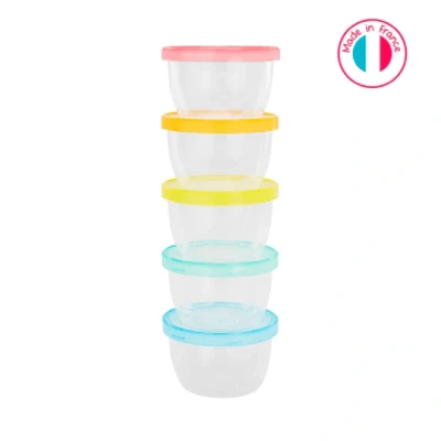 Afbeelding van Babymoov Bewaarpotjes BadaBowls 250ml 5st