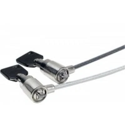 Afbeelding van DACOMEX Office Security Twin Lock Beveiligingskabelslot 2 m