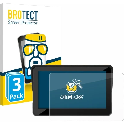 Afbeelding van BROTECT Screenprotector voor Carpuride W502 5&quot; Folie Beschermfolie Beschermglas transparant (3 Stuks)