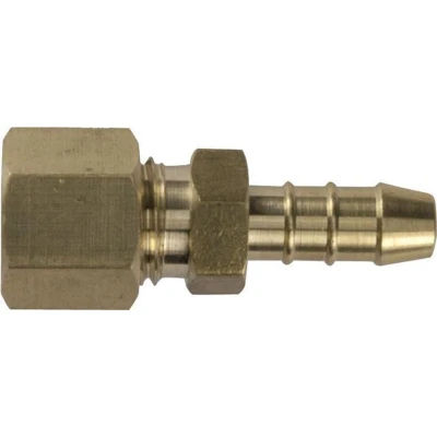 Afbeelding van Koppeling messing 8mm knel x slangpilaar