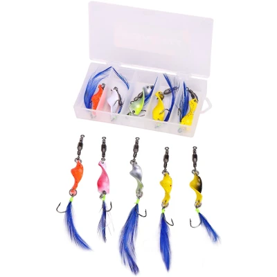 Afbeelding van Fish4All Spiral Lure Kit 7cm 3g (5 Stuks) Lepel