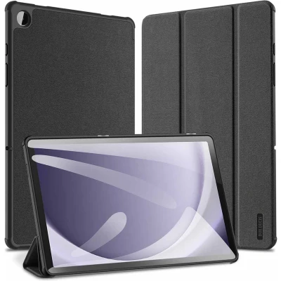 Afbeelding van Dux Ducis Tablet hoes geschikt voor Samsung Galaxy Tab A9 Plus (2023) Domo Tri fold Case Auto Wake/Sleep functie 11 inch Zwart