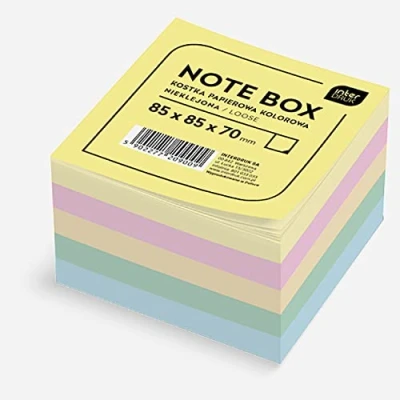 Image de Interdruk Kospapfknk7 Multicolore Bloc mémo 85 x 70 mm Feuilles volantes, version anglaise