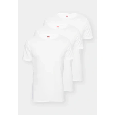 Afbeelding van Levi&#039;s Classic Solid CREW 3 PACK Hemd, Heren, Maat: Small, White