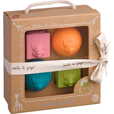 Afbeelding van Sophie de Giraf So Pure set Ballen en Blokken 1