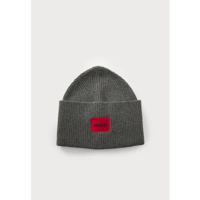 Afbeelding van HUGO XAFF Unisex Muts, Heren, Maat: One Size, Medium grey