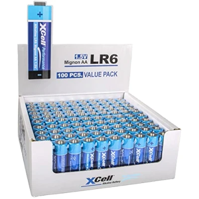 Afbeelding van XCell AA batterij (penlite) Alkaline 1.5 V 100 stuk(s)