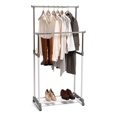 Image de Domopak grande range rail de rangement vêtements avec étagère à chaussures