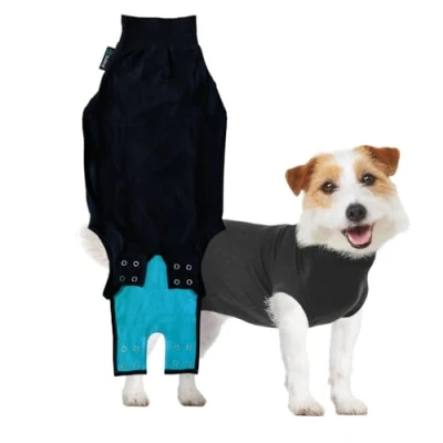 Afbeelding van Suitical Recovery Suit Hond: Maat S+ Zwart