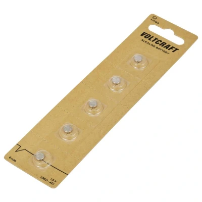 Afbeelding van VOLTCRAFT LR621 Knoopcel 1.5 V 6 mAh Alkaline 5 stuk(s)