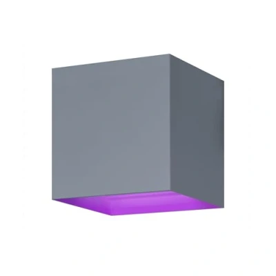 Afbeelding van Hombli Muurlamp Wandlamp binnen buiten LED Verlichting badkamer Aluminium Grijs