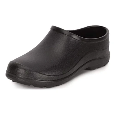 Afbeelding van Ladeheid Unisex Clogs Tuinklompen Tuinschoenen Lichte Dames Heren Zwart 38 LA DW Xclap