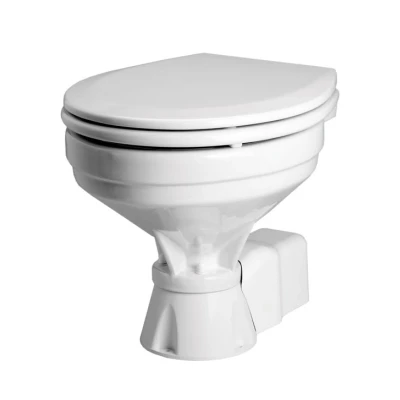 Afbeelding van Johnson pump aquat silent electric scheepstoilet 12v/13a comfort pot boot toilet