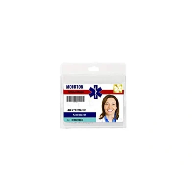 Afbeelding van Tarifold Fr 200450 Multi buttons voor 4 pinnen, kaartformaat, klittenbandsluiting, 94 x 93 mm, transparant, 10 stuks