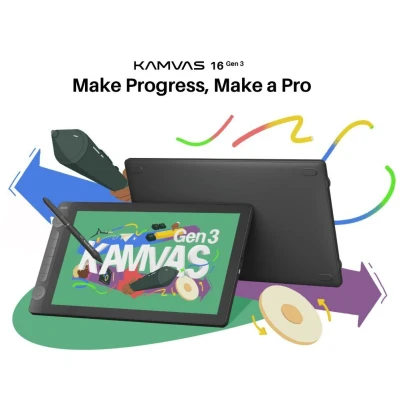 Afbeelding van Huion Kamvas 16 Gen 3 with stand