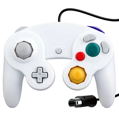 Afbeelding van OSTENT Wired Choc Classique Controller Gamepad Joystick Joypad Compatible pour Nintendo GameCube NGC Wii Console Jeux Vidéo Couleur Blanc