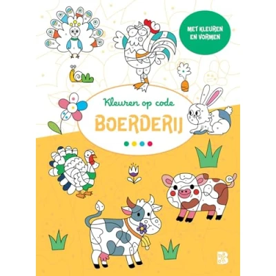 Afbeelding van Uitgeverij ballon kleuren op code boerderij
