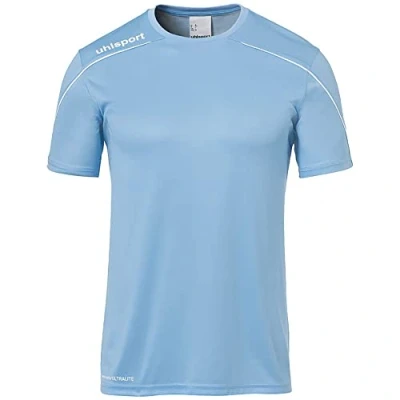 Afbeelding van Uhlsport Stream 22 Shirt Korte Mouw Kinderen Hemelsblauw / Wit Maat: 140
