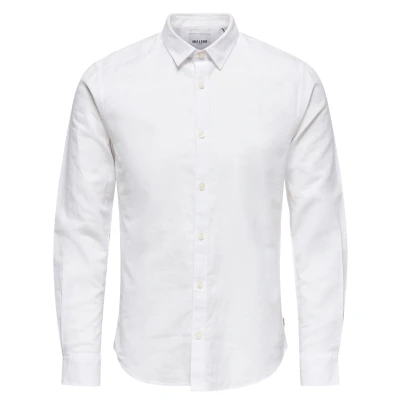 Afbeelding van Only &amp; sons hemd voor heren wit maat xl