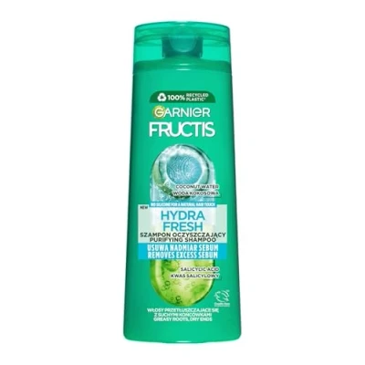 Afbeelding van Fructis Hydra Fresh reinigende shampoo voor vet haar met droge punten 400ml