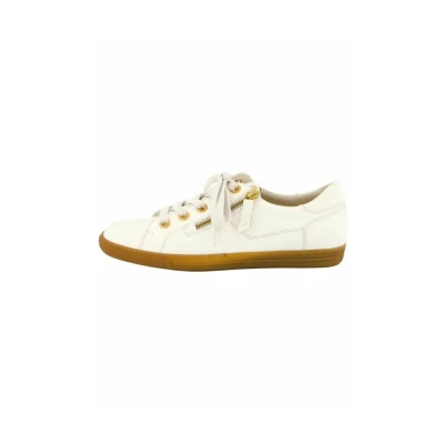 Afbeelding van Paul Green Sneakers laag, Dames, Maat: 37, Star nappa cream Leer