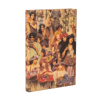 Afbeelding van Lawrence Alma Tadema Spring (Lawrence Tadema) Midi Lined Hardback Journal (Elastic Band Closure)