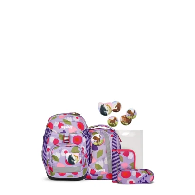 Afbeelding van Ergobag Lumiedition Schooltas set voor kinderen, Maat: One Size, Lila