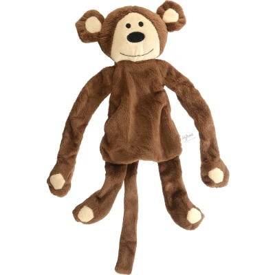 Afbeelding van Difrax Knuffel Soft Aap Mario Bruin
