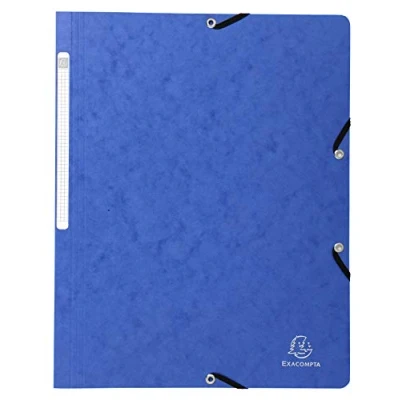 Afbeelding van Exacompta 5512E 25x CHEM. S/RAB. ELAS+ETIQ 24/32 BLEUE
