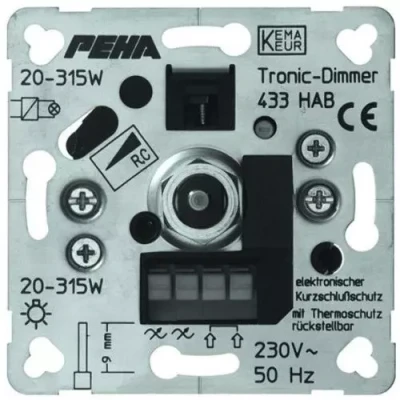 Afbeelding van Peha tronic dimmer fase afsnijding ten behoeve van laagspanninghalogeenlamp 433 HAB OA