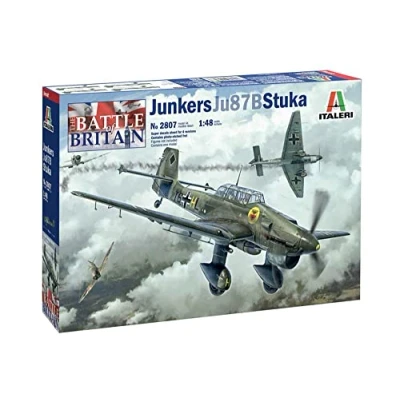 Afbeelding van 1:48 Italeri 2807 Junkers JU 87B Stuka Plastic Modelbouwpakket