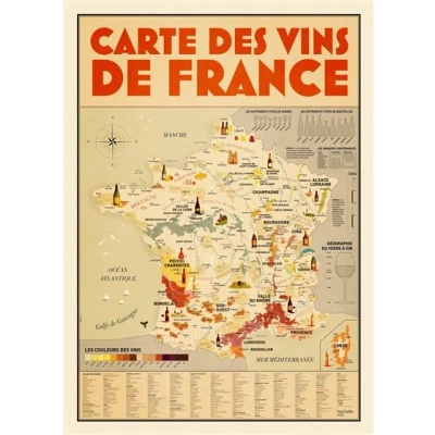 Image de La carte des vins de France