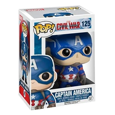 Image de Figurine Funko Pop Marvel Civil War Captain America 9 cm