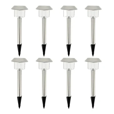 Afbeelding van Zonnelamp Lumisky Alesia LED Zilverkleurig Roestvrij staal Helder wit (8 Stuks)