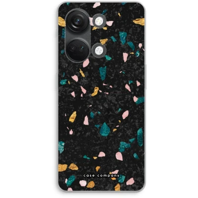 Afbeelding van Case Company® hoesje geschikt voor OnePlus Nord 3 Terrazzo N10 Soft Cover Telefoonhoesje Bescherming aan alle Kanten en Schermrand