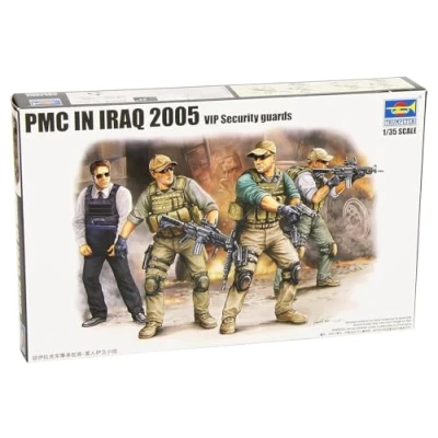 Afbeelding van 1:35 Trumpeter 00420 PMC in Iraq 2005 VIP Security guards Figuren Plastic Modelbouwpakket
