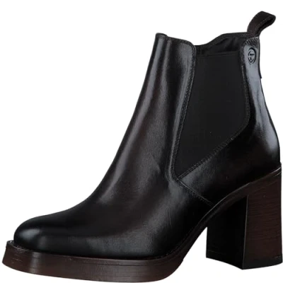 Afbeelding van Tamaris Snowboots, Dames, Maat: 37, Brown comb Leer en textiel