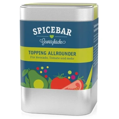 Afbeelding van Spicebar Topping Allrounder Bio 90 g veelzijdige groentespice voor tomaten, avocado&#039;s en meer alles is eenvoudig te benadrukken