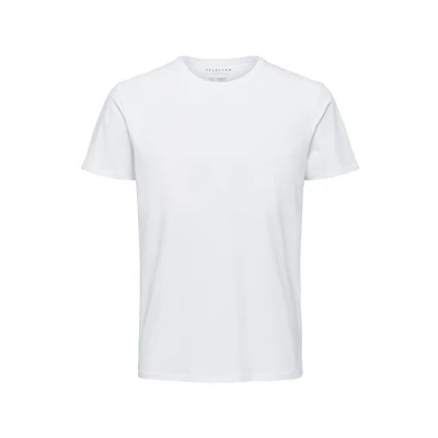 Afbeelding van SELECTED HOMME 16073457 T shirt voor heren, Helder wit